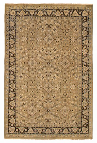 Indian Finest Agra Jaipur 5'10" x 8'10" Hand-knotted Wool Rug 