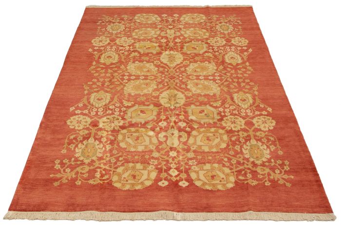 Pakistani Pako Persian 18 Of 20 6'0" x 9'0" Hand-knotted Wool Rug 