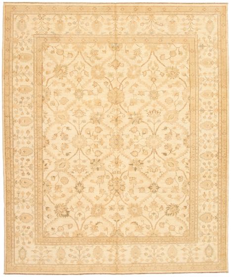 Afghan Chobi Finest 8'4" x 9'10" Hand-knotted Wool Rug 