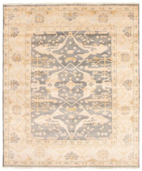 Tapis oushak royal 8'3" x 9'8" en laine