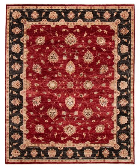 Indian Jamshidpour 8'1" x 10'1" Hand-knotted Wool Rug 