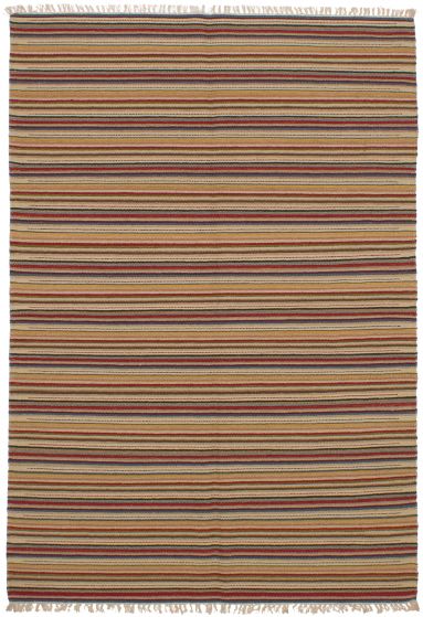 Turkish Ankara FW 5'4" x 7'11" Flat-Weave Wool Kilim 