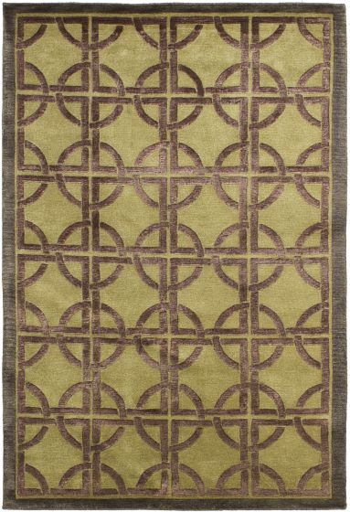 Nepal Opulence 3'5" x 5'6" Hand-knotted Silk, Wool Rug 