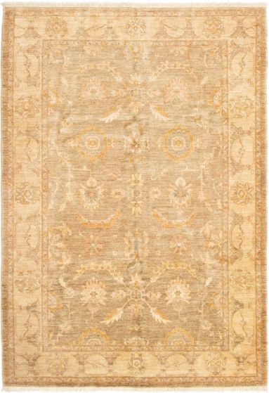 Indian Chobi Twisted 6'5" x 9'2" Hand-knotted Wool Rug 