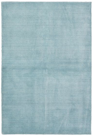 Indian Silk Shadow 4'0" x 6'0" Hand-knotted Viscose, Wool Rug 