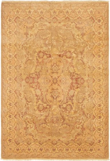 Pakistani Peshawar Oushak 6'0" x 8'8" Hand-knotted Wool Rug 