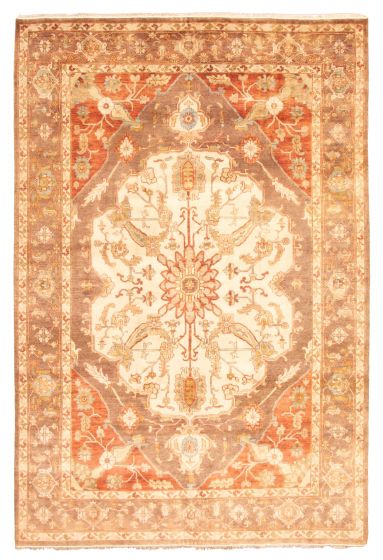Indian Finest Agra Jaipur 8'11" x 12'10" Hand-knotted Wool Rug 