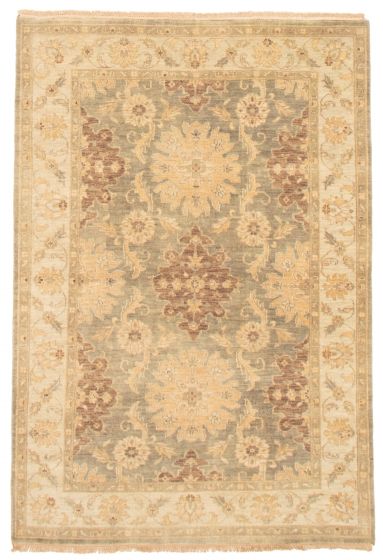 Indian Finest Agra Jaipur 5'8" x 8'2" Hand-knotted Wool Rug 