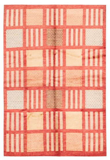 Pakistani Finest Peshawar Ziegler 5'7" x 8'3" Hand-knotted Wool Rug 