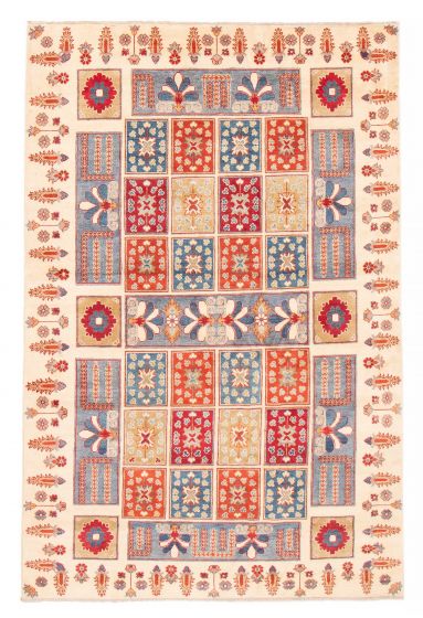 Afghan Finest Ghazni 6'7" x 9'9" Hand-knotted Wool Rug 
