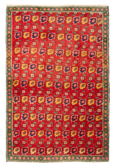 Persian Style 3'0" x 4'8" Hand-knotted Wool Rug 