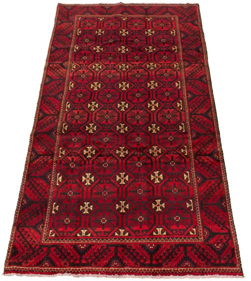 Persian Style 5'1" x 9'6" Hand-knotted Wool Rug 