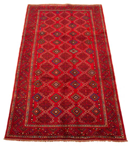 Persian Style 5'0" x 9'6" Hand-knotted Wool Rug 