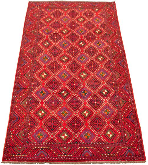 Persian Style 5'1" x 9'6" Hand-knotted Wool Rug 