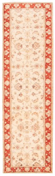 Afghan Chobi Finest 2'8" x 9'6" Hand-knotted Wool Rug 