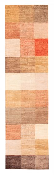 Pakistani Finest Peshawar Ziegler 2'11" x 10'2" Hand-knotted Wool Rug 