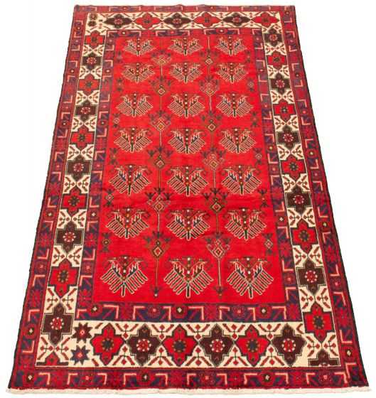 Persian Style 5'3" x 9'6" Hand-knotted Wool Rug 