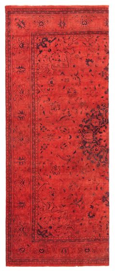 Turkish Color Transition 4'8" x 13'4" Hand-knotted Wool Rug 