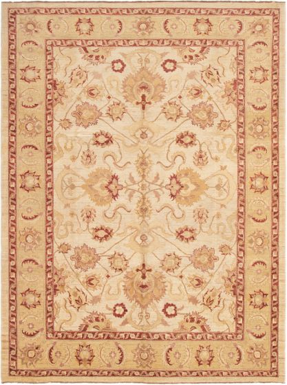 Pakistani Peshawar Oushak 9'0" x 12'2" Hand-knotted Wool Rug 