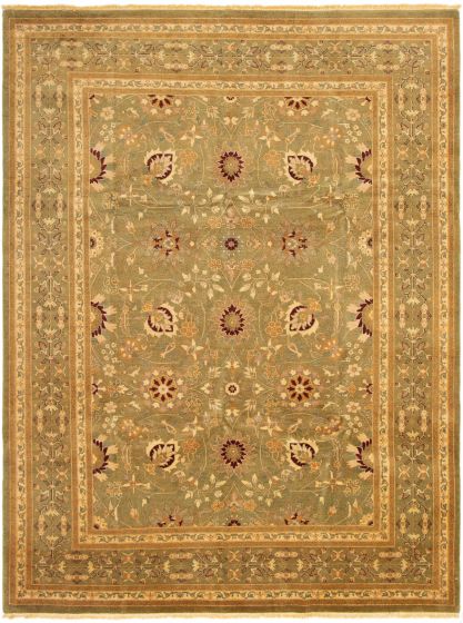 Pakistani Peshawar Oushak 9'3" x 12'4" Hand-knotted Wool Rug 