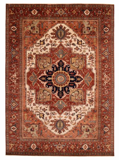 Indian Jules Sultane 9'9" x 13'10" Hand-knotted Wool Rug 