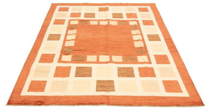 Pakistani Peshawar Ziegler 8'1" x 10'6" Hand-knotted Wool Rug 