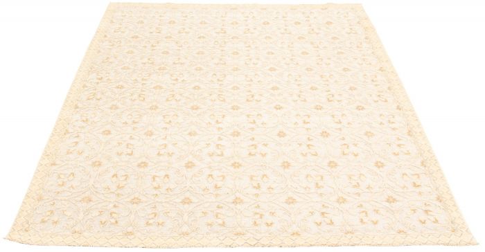 Pakistani Lahore Finest Collection 7'10" x 9'9" Hand-knotted Wool Rug 