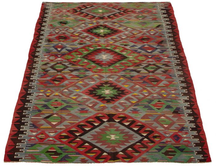 Kilim sivas 5'0" x 9'10" en laine