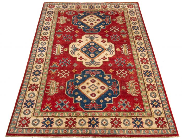 Afghan Finest Ghazni 5'8" x 8'8" Hand-knotted Wool Rug 