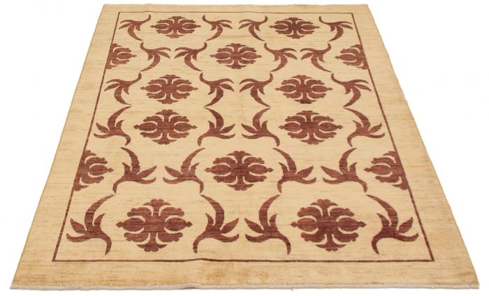 Afghan Finest Ziegler Chobi 5'0" x 6'6" Hand-knotted Wool Rug 