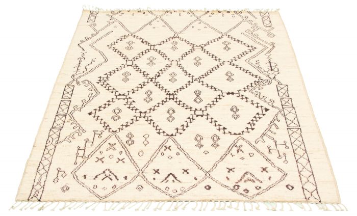 Pakistani Marrakech 6'3" x 8'9" Hand-knotted Wool Rug 