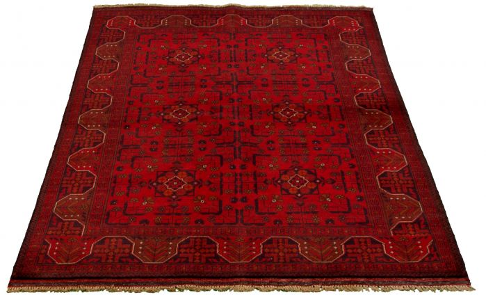 Afghan Finest Khal Mohammadi 5'0" x 6'5" Hand-knotted Wool Rug 