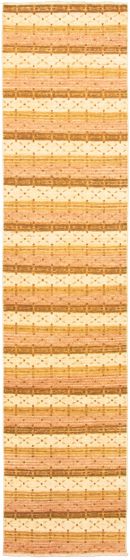 Pakistani Finest Peshawar Ziegler 2'7" x 12'0" Hand-knotted Wool Rug 