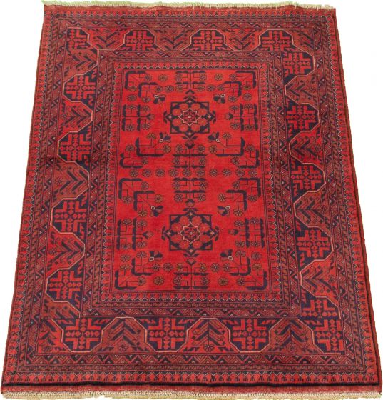 Afghan Finest Khal Mohammadi 3'4" x 4'11" Hand-knotted Wool Rug 