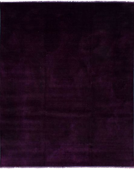 Indian Color transition 9'1" x 11'7" Hand-knotted Wool Rug 