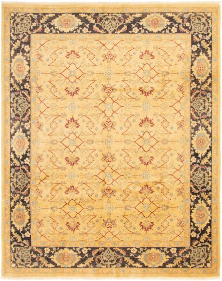 Pakistani Peshawar Oushak 8'4" x 10'3" Hand-knotted Wool Rug 