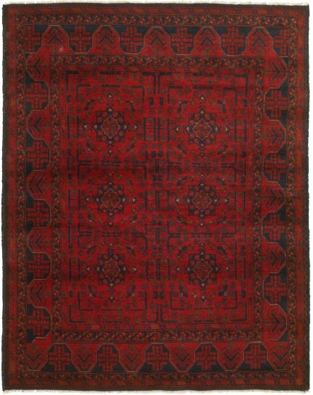 Afghan Finest Khal Mohammadi 5'0" x 6'7" Hand-knotted Wool Rug 