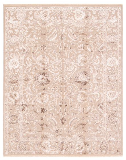 Indian Heritage 8'0" x 10'2" Hand-knotted Silk, Wool Rug 