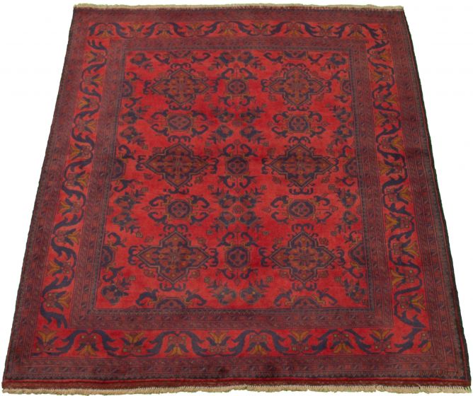 Afghan Finest Khal Mohammadi 5'1" x 6'5" Hand-knotted Wool Rug 