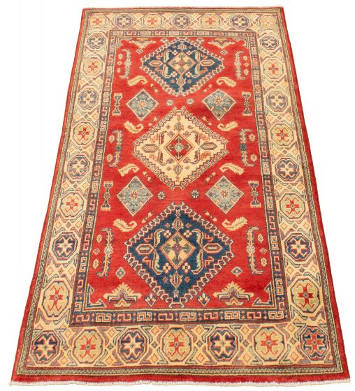 Afghan Finest Ghazni 3'10" x 6'5" Hand-knotted Wool Rug 