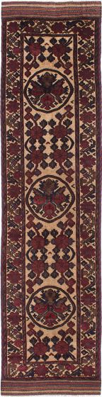 Russia Ghafkazi 2'9" x 11'5" Hand-knotted Wool Rug 