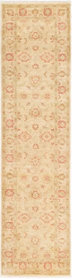 Afghan Chobi Finest 2'6" x 10'0" Hand-knotted Wool Rug 