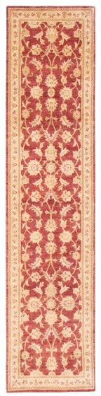 Afghan Chobi Finest 2'6" x 10'10" Hand-knotted Wool Rug 
