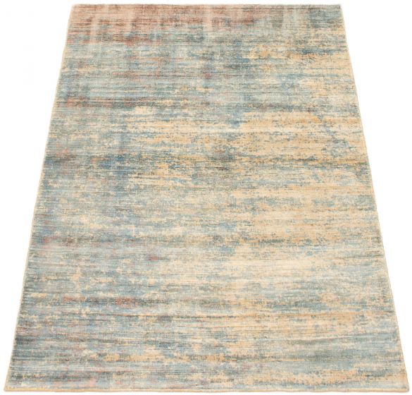 Indian Galleria 4'11" x 7'1" Hand Loomed Viscose Rug 