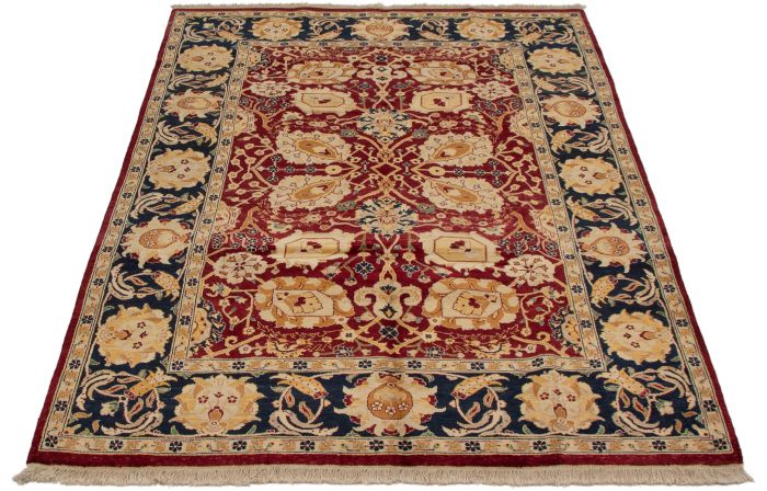 Pakistani Peshawar Oushak 6'0" x 8'10" Hand-knotted Wool Rug 