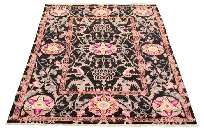 Pakistani Lahore Finest Collection 8'0" x 11'2" Hand-knotted Wool Rug 