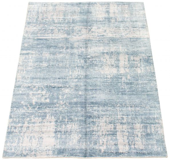 Indian Galleria 4'9" x 6'10" Hand Loomed Viscose Rug 