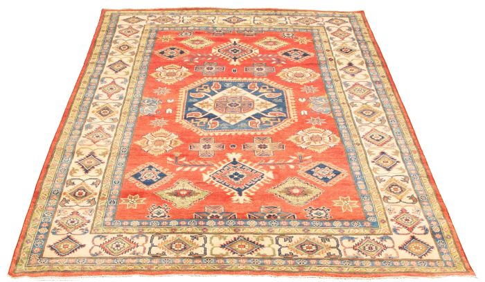 Afghan Finest Ghazni 6'7" x 9'7" Hand-knotted Wool Rug 