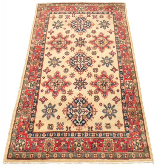Afghan Finest Ghazni 3'10" x 6'0" Hand-knotted Wool Rug 
