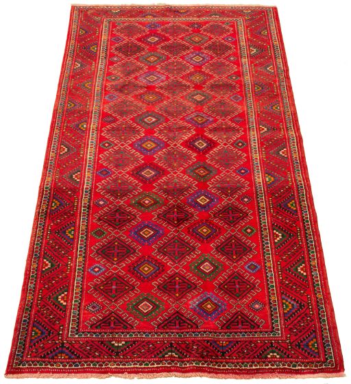 Persian Style 5'2" x 9'9" Hand-knotted Wool Rug 